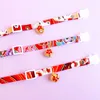Colliers de chat laisse collier imprimé Sakura style japonais poisson mignon avec clochette Hollw collier de chien de compagnie colliers de chaton réglables pour petit chiot