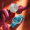 Lobinni 2021 Luxus Mode Dame Automatische mechanische Uhren Echtes Lederband Wasserdichte Uhr Montre Femme