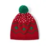 Factory Spot Foreign Trade Cross-border Autumn and Winter Santa Knitted Wool Hat Halloween Creative Christmas