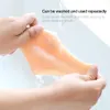 3 paia di cuscinetti per tallone in gel cuscino traspirante calzini per tallone in silicone protezioni coppe riparazione sollievo dal dolore fascite plantare secco incrinato