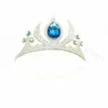 4 styles accessoires de cheveux de princesse couronne couronnes impériales pour faire la fête pour bébé filles bandeau noir bleu doré argent