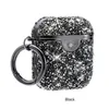 Coque Casque airpod pro étuis Glitter luxe 3D diamant perle shell porte-clés couverture bluetooth écouteur airpods étui air pods protection