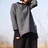 Johnature de manga comprida mulheres t-shirt primavera coreana casual solta confortável o-pescoço listra cor tudo-match t-shirt 210521