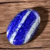 Lapis Palm Stone Quartz Healing Crystal Massage Tool Lazurite Meditation Lazuli