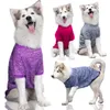 Pull pour animal domestique Sweat-shirt Vêtements pour chien Chiffons Polaire Tricots Proxima Direct Warm Doggy Jumpers Pyjama Doux Huge Dogg Winter Towser Coat Vêtements pour grands chiens (Bleu)