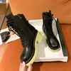 Stivali 2022 In Pelle Tacco Grosso Delle Donne Della Piattaforma Della Caviglia Breve Lace Up Zip Retro Ytmtloy Punta Rotonda Croce Legato Botines De Mujer