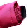 Winter Girl Pink Jacket 3-6Y Girl's Ski Suit Kids Sport Warm Coats Cotton Polyester Top Waterproof Hooded Muumi 211027