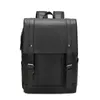 Backpack Men's Large Capacity Male Bag Business Causal Laptop Bags Soft PU Leather Waterprof Mens Schoolbag Travel Rucksack