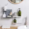 Gadget de cozinha fornece banheiro rack de cozinha organizador de parede suporte de parede armazenamento de parede cremalheira jarra de especiarias estante de gabinete de cremalheira 210705