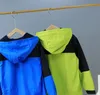 Ragazzi Ragazze Cappuccio Tehch Cappotto Felpa Stormsuit Neonato Bambini Giacca in pile autunno e inverno Fodera con zip intera Escursionismo Denali Polartec Abbigliamento antipioggia leggero