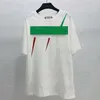 Camiseta Lightning Masculina Feminina de Verão Casual Cottom T Shirts Vermelho Verde Alfabeto Estampado T Shirt Confortável Masculina Feminina Tamanho S-5XL Tops Designer