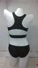 QIANG YI 2019, conjunto de Bikini Sexy de cuello alto, traje de baño para mujer, traje de baño femenino con realce cruzado, traje de baño con cuello Halter, estilos de verano, ropa de playa X0522