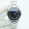 Black Bezel Limited Dial Watch 44mm 자동 메카 인칼 운동 해양 다이버 600m 스테인리스 스틸 스포츠 바다 남성 시계