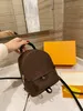 Designer Backpack for Women Fashion Mini Bag Small Backpacks Luxurys Shoulder School Bags Lady High Quality Black Grained Cowhide