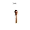 Eco Friendly Natural Wooden Spoons Coffee Stir Tea Soup Sugar Honey Dessert Appetizer Seasoning Bistro Small Spoon