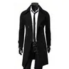 Men's Trench Coats Mens Clothing Fashion Winter Warm Coat Double Breasted Long Jacket Top Dress Shirt Overcoat