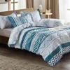 Nordic Stripes Bedding Geometry Duvet Cover With Pillowcase Quilt Covers Blue Single Twin Queen King Size Bed Set