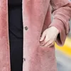 Women's Fur & Faux Women Real Sheep Coat Winter Warm Fashion Genuine Sheepskin Leather Jacket Natural Large Collar WYQ843