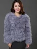 Women's Fur Faux Fur 2023 ostrich fashion plus size jacket vintage fashion fur coat XS S L XL 2XL 3XL 4XL 5XL 6XL 7XL black red pink green white gray HKD230727