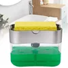 Liquid Soap Dispenser ABS Kitchen El Home Sponge Caddy Portable Cleaning Bathroom Toilet Water Resistant Hand Push Pump Holder