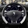 För Citroen DS3 DS 3 Racing Convertible Car Steering Cover Pu Leather Antislip Car Accessories J220808