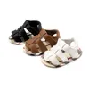 Newborn Baby Shoes Summer Neonatal Semi-plastic Sole Toddler Infant Girl Shoes Baotou Breathable Infant First Walker