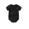 Baby boy bodysuit przedwczesne koszulki tee wygodne miękkie ubrania niemowląt puste noworodek jednoczęściowy odzież kombinezony babywear 210413