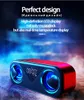 FM Radio Altavoces Bluetooth-совместимые динамики Светодиод Caixa de SOM Amplificada Будильник Alto-Falantes Subwoofer Главная Театр