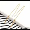 Chandelier Fashion Long Chain Circle Strip Gold Sier Copper Earrings Line Threader Drop Dangle Earring For Women Jewelry Wholesale Xl7 Nsve3