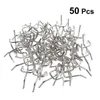 50 pcs en acier au carbone PEG PEG PEGBOOK Hooks Garage Work Shop Storage Affichage d'affichage Organisation Tool de suspension en acier (argent) 210609