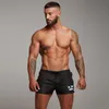 Summer Mens Shorts Elastic Waist Casual Gyms Bodybuilding Fitness Muscle Guys Short Pants B52-27 Men's260K