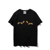 MS Mens Designer T-shirt Luxe Bear Patroon Tees Mode Mens Afdrukken Korte Mouwen 2022 Zomer Trendy Dames T-shirt 2 Kleuren Groothandel