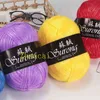 1 pc lã macia lã 100g fio de fio suéter cashmere cachecol colorido crochê crochê babycare lenço diy knitting bebê novo lã y211129