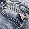 Włoski styl Moda Mężczyźni Dżinsy Wysokiej Jakości Elastyczne Slim Fit Casual Dżnowie Spodnie Homme Retro Wash Vintage Designer Długie Spodnie