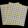 15 Sheetspack 1cm runda nummer klistermärke från 1100 varje papperspaket tryckt självhäftande klistermärke No Sticker 1372 T28489034