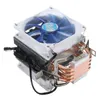 92 мм 3-контактный синий светодиодный меди CPU кулер охлаждающий вентилятор радиатора для Intel LGA775 / 1156/1155 AMD AM2 / 2 +/3