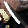 Xituo 8 세트 주방 나이프 수제 일본어 샤프 요리사 칼 440C 철강 칼슘 kiritsuke Santoku 유틸리티 칼