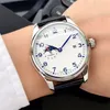 I-020 40mm Montre de Luxe Mens Relógios Automática Máquina Movimento Fine Steel Relógio Caso relógios de pulso