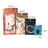 Clear Front Resealable Plastic Storage Bag Retail Self seal Poly Pouch with Hang Hole Mylar Foil Jewelry Packages