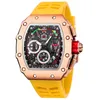 Big Dial Sport Watch Men Chronograph Quartz Militär Mäns Klockor Top Märke Luxury Gold Clock Hip Hop Reloj Relogio Montre Homme 210804