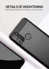 Włókna węglowa Tekstura Odporna na wstrząsy Pokrywa ochronna Slim Fit Soft TPU Silikonowa skrzynka dla Motorola Moto G50