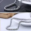 Pendentif Colliers 2022 À La Mode Quille Lien Chaîne Collier Pour Hommes Femmes Titane En Acier Inoxydable Bijoux 3mm 4mm 5mm Largeur VN050