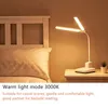 Lampy stołowe Dwuosobowy Lampa LED Lampa Biurowa Nauka Ochrona oczu Dotykowy ładowanie Przyciemnianie Czytanie Trzykolorowe Składane narzędzie