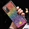 Custodie per telefoni con diamanti glitterati Bling di lusso per Samsung Galaxy S21 Ultra S10 S20 Plus Note 20 Ultra Note 10 Pro Cover morbida in TPU Capa