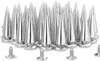 Tsunshine 25MM Dull Silver Metal Bullet Tree Spikes en Studs Leather craft Accessoires Metals DIY Jewelry263i