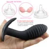 Yutong telecomando vibratore anale massaggiatore prostatico dildo butt plug ricarica USB 10 modello di stimolazione silicone ano natura giocattolo2017821