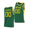 Custom NCAA 2021 Final Four #45 Davion Mitchell Baylor Bears Basketball Green Jared Butler 31 Io Teague Matthew Mayer Home College Jersey