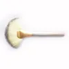 Andra hushållsundersökningar Soft Fan Portable Slim Professional Makeup Brush Små Storlek Foundation Borstar med olika färger ZWL297