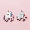 Fashion Cute Glitter Unicorn Hairpins Solid Felt Animal Horse Hair Clips Princess Headwear Boutique Hair Accessories73498536061675