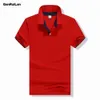 Polo da uomo Camicia a maniche corte in cotone poliestere estivo Camisa traspirante Polo Para Hombre Maglie Golftennis Shirt 210518